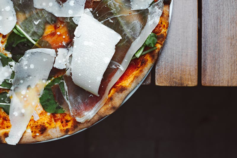 Fettuccine Alfredo with creamy parmesan sauce